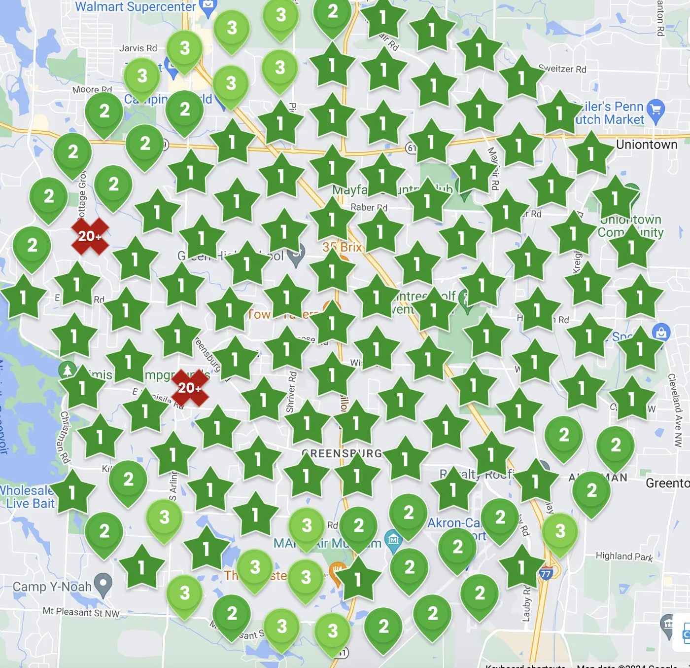 AFTER heat map